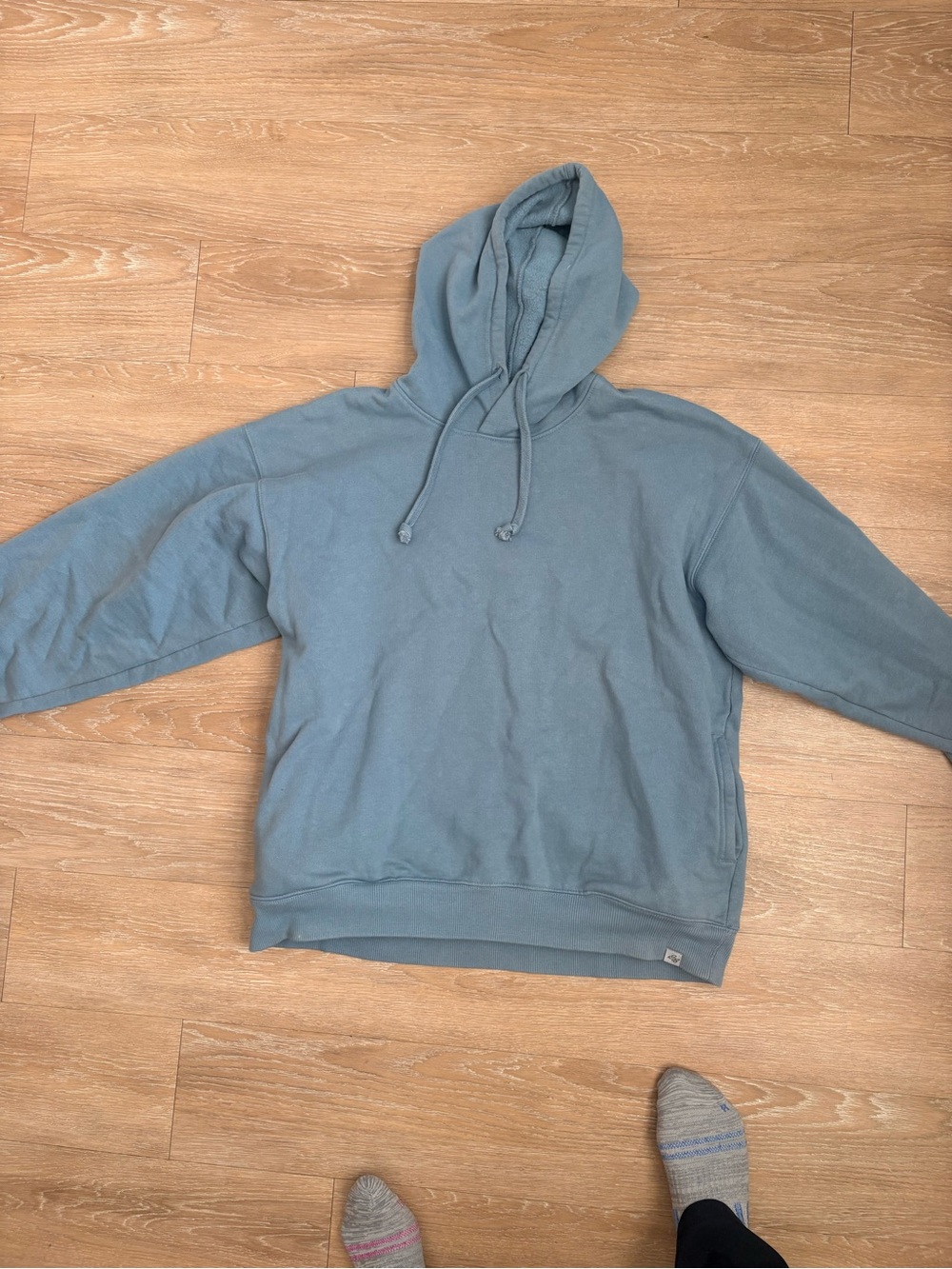 Eddie Bauer Dusty Blue Pullover Hoodie